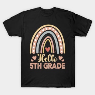Hello 5th Grade Cute Fifth Grade Teacher T-Shirt